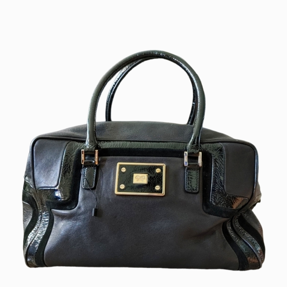 Anya Hindmarch Black Leather Bag
